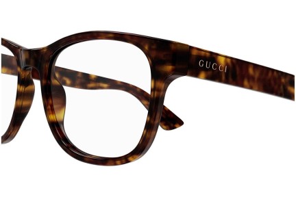 Okulary korekcyjne Gucci GG1344O 006 Prostokątne Havana