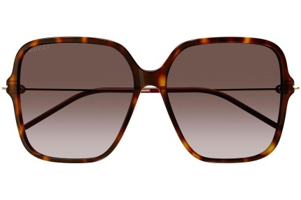 Okulary przeciwsłoneczne Gucci GG1267S 002 Oversize Havana