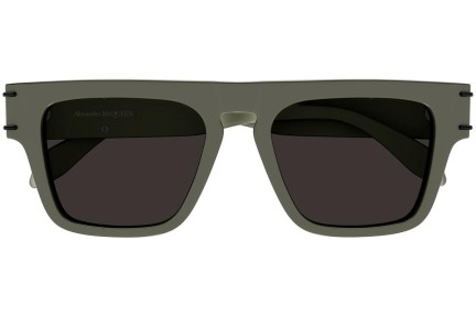 Okulary przeciwsłoneczne Alexander McQueen AM0397S 005 Kwadratowe Zielone