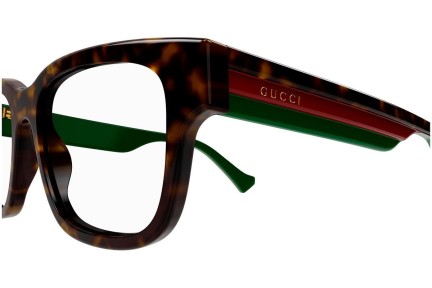 Okulary korekcyjne Gucci GG1303O 005 Prostokątne Havana