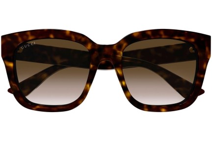 Okulary przeciwsłoneczne Gucci GG1338S 003 Kwadratowe Havana