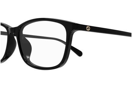 Okulary korekcyjne Gucci GG1354OA 001 Prostokątne Czarne