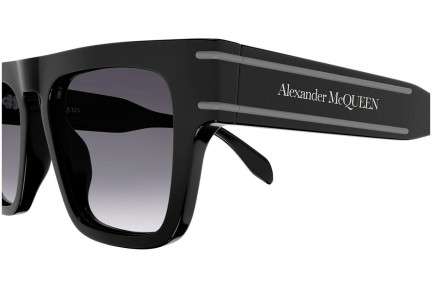 Okulary przeciwsłoneczne Alexander McQueen AM0397S 001 Kwadratowe Czarne