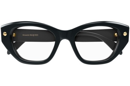 Okulary korekcyjne Alexander McQueen AM0410O 001 Okrągłe Czarne