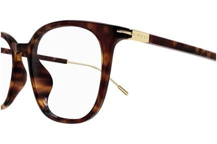 Okulary korekcyjne Gucci GG1276OK 002 Kwadratowe Havana