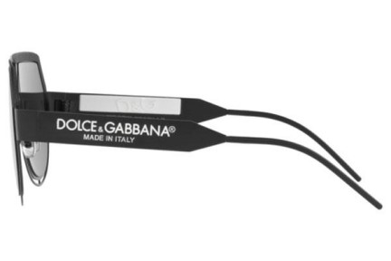 Okulary przeciwsłoneczne Dolce & Gabbana DG Logo Collection DG2231 327687 Pilotki (Aviator) Czarne