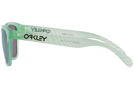 Okulary przeciwsłoneczne Oakley Frogskins XS OJ9006-39 Polarized Kwadratowe Zielone