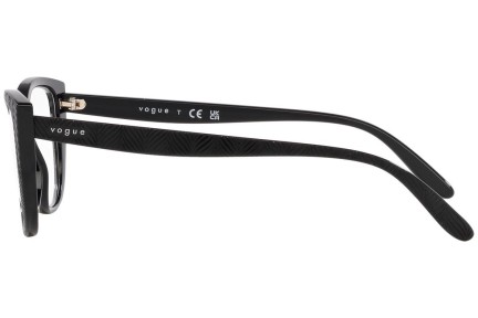 Okulary korekcyjne Vogue Eyewear VO5485 W44 Kocie oczy Czarne