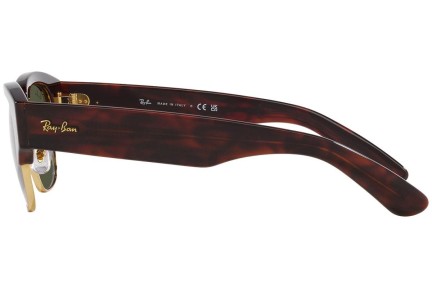 Okulary przeciwsłoneczne Ray-Ban Mega Clubmaster RB0316S 990/31 Browline Havana