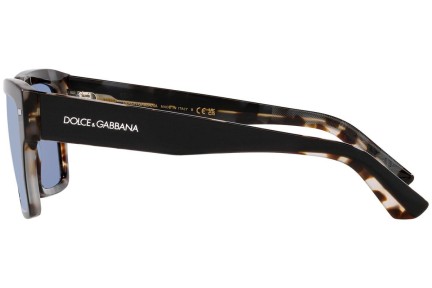 Okulary przeciwsłoneczne Dolce & Gabbana DG4431 34031U Kwadratowe Czarne