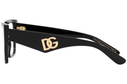 Okulary korekcyjne Dolce & Gabbana DG3373 501 Kwadratowe Czarne