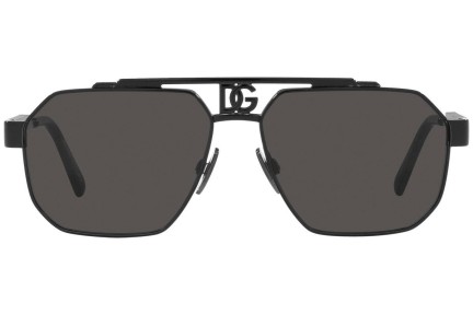 Okulary przeciwsłoneczne Dolce & Gabbana DG2294 01/87 Pilotki (Aviator) Czarne