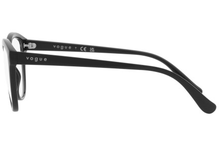 Okulary korekcyjne Vogue Eyewear VO5489 W44 Kocie oczy Czarne