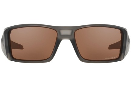 Okulary przeciwsłoneczne Oakley Heliostat OO9231-04 Polarized Prostokątne Szare