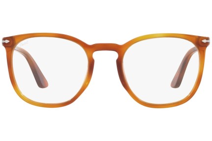 Okulary przeciwsłoneczne Persol PO3316S 96/GJ Kwadratowe Havana