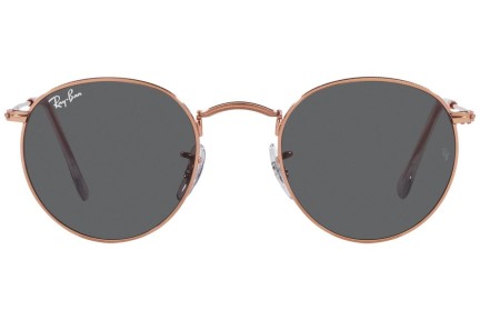 Okulary przeciwsłoneczne Ray-Ban Round Metal RB3447 9202B1 Okrągłe Brązowe