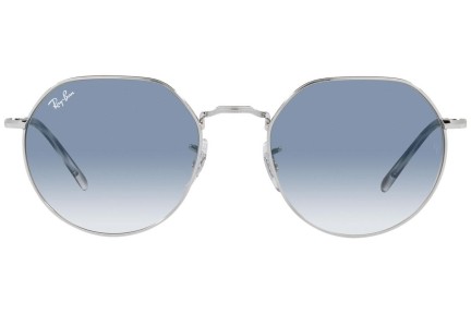 Okulary przeciwsłoneczne Ray-Ban Jack RB3565 003/3F Okrągłe Srebrne