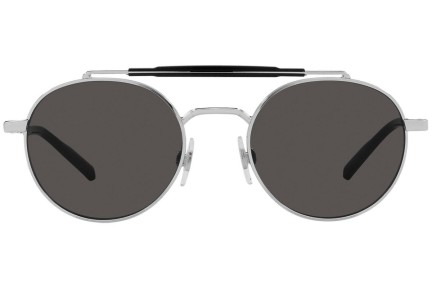 Okulary przeciwsłoneczne Dolce & Gabbana DG2295 05/87 Okrągłe Srebrne