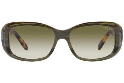 Okulary przeciwsłoneczne Vogue Eyewear VO2606S 30728E Prostokątne Zielone