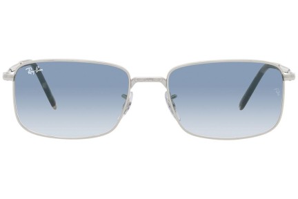 Okulary przeciwsłoneczne Ray-Ban RB3717 003/3F Prostokątne Srebrne