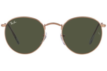 Okulary przeciwsłoneczne Ray-Ban Round Metal RB3447 920231 Okrągłe Brązowe