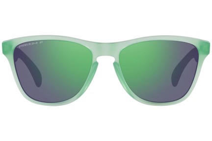 Okulary przeciwsłoneczne Oakley Frogskins XS OJ9006-39 Polarized Kwadratowe Zielone