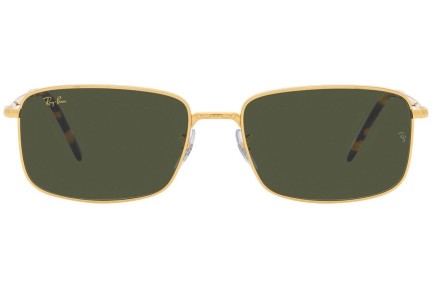 Okulary przeciwsłoneczne Ray-Ban RB3717 919631 Prostokątne Złote