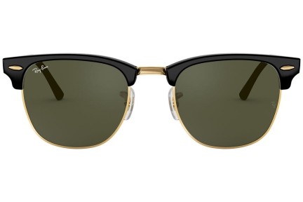 Okulary przeciwsłoneczne Ray-Ban Clubmaster Classic RB3016 W0365 Browline Czarne