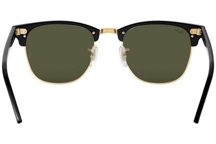 Okulary przeciwsłoneczne Ray-Ban Clubmaster Classic RB3016 W0365 Browline Czarne