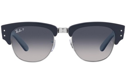 Okulary przeciwsłoneczne Ray-Ban Mega Clubmaster RB0316S 136678 Browline Niebieskie