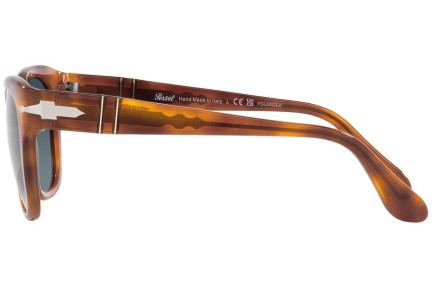 Okulary przeciwsłoneczne Persol PO3313S 96/S3 Polarized Kwadratowe Havana