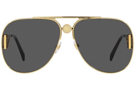 Okulary przeciwsłoneczne Versace VE2255 100287 Pilotki (Aviator) Złote