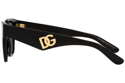 Okulary przeciwsłoneczne Dolce & Gabbana DG4437 501/87 Kocie oczy Czarne