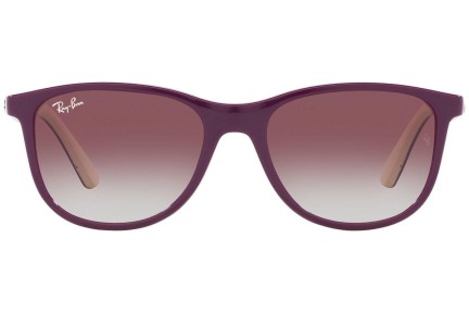 Okulary przeciwsłoneczne Ray-Ban Junior RJ9077S 71348G Kwadratowe Brązowe