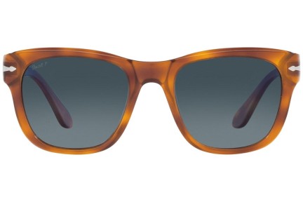 Okulary przeciwsłoneczne Persol PO3313S 96/S3 Polarized Kwadratowe Havana