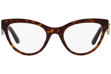 Okulary korekcyjne Dolce & Gabbana DG3372 502 Kocie oczy Havana