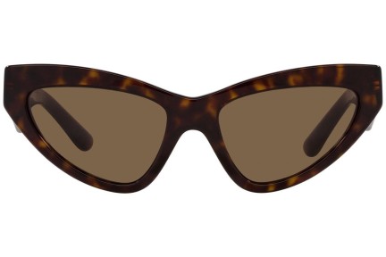 Okulary przeciwsłoneczne Dolce & Gabbana DG4439 502/73 Kocie oczy Havana