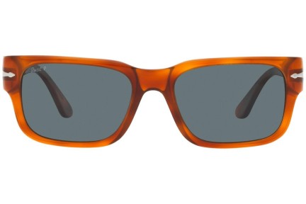 Okulary przeciwsłoneczne Persol PO3315S 96/3R Polarized Prostokątne Havana