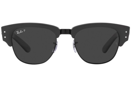 Okulary przeciwsłoneczne Ray-Ban Mega Clubmaster RB0316S 136748 Polarized Browline Czarne