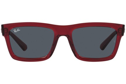 Okulary przeciwsłoneczne Ray-Ban Warren RB4396 667987 Prostokątne Czerwone