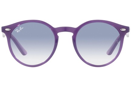 Okulary przeciwsłoneczne Ray-Ban Junior RJ9064S 713119 Okrągłe Fioletowe