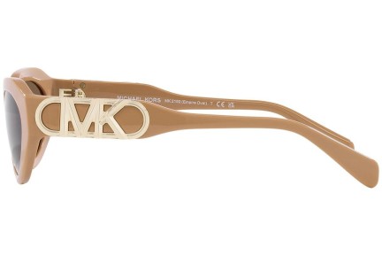 Okulary przeciwsłoneczne Michael Kors Empire Oval MK2192 355573 Nieregularny Brązowe