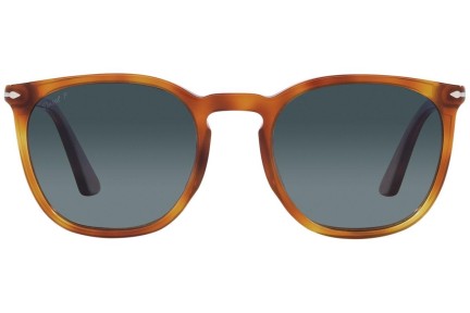 Okulary przeciwsłoneczne Persol PO3316S 96/S3 Polarized Kwadratowe Havana