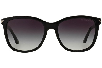 Okulary przeciwsłoneczne Emporio Armani EA4060 50178G Kwadratowe Czarne