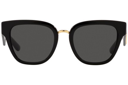 Okulary przeciwsłoneczne Dolce & Gabbana DG4437 501/87 Kocie oczy Czarne