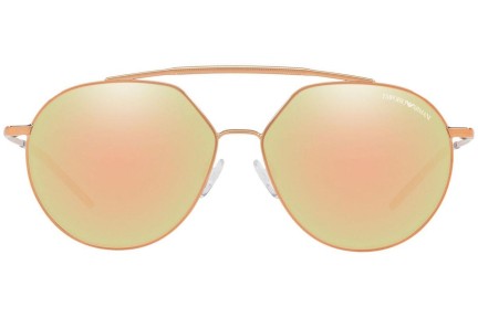 Okulary przeciwsłoneczne Emporio Armani EA2070 32194Z Okrągłe Złote