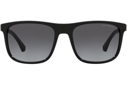 Okulary przeciwsłoneczne Emporio Armani EA4129 50018G Kwadratowe Czarne