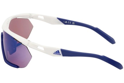 Okulary przeciwsłoneczne Adidas Sport SP0072 24X Pojedyncze | Shield Białe