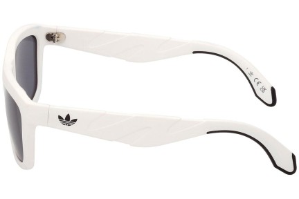 Okulary przeciwsłoneczne Adidas Originals OR0094 21A Kwadratowe Białe