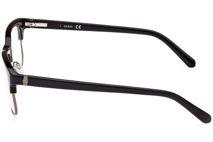 Okulary korekcyjne Guess GU50081 001 Browline Czarne